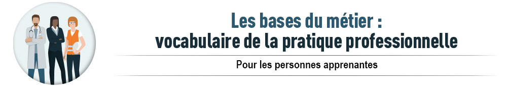 Une langue en santé : vocabulaire des soins infirmiers. Pour les personnes apprenantes.